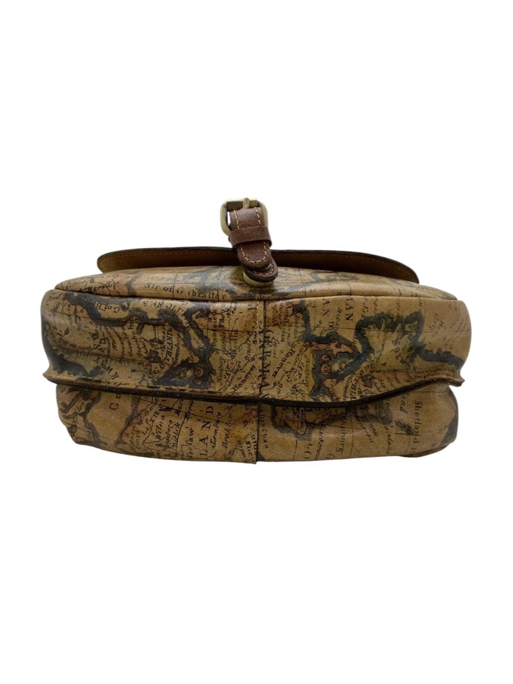 Patricia Nash London Saddlebag European Map Leather Crossbody Shoulder Purse - Picture 7 of 15